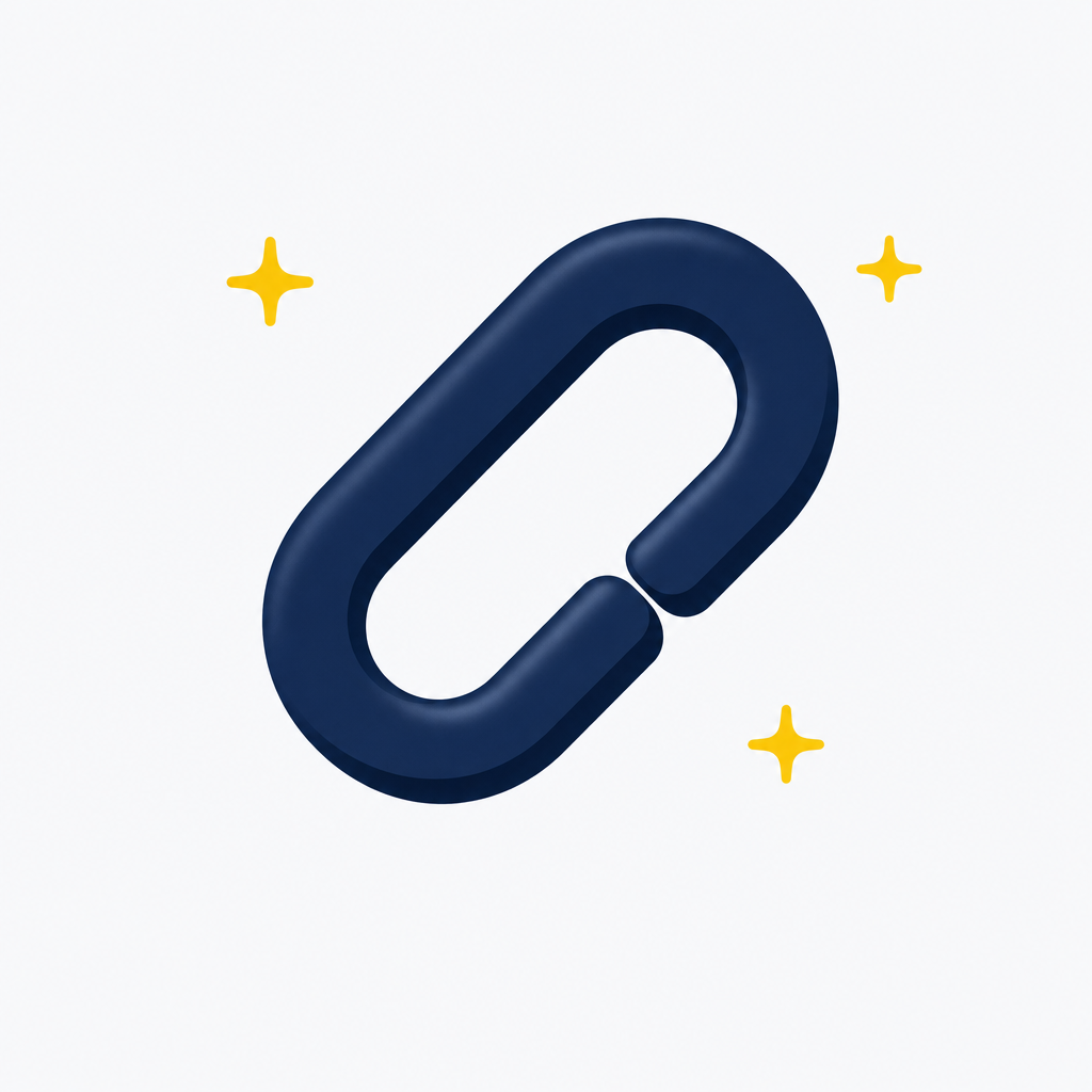 Intelligent Links Page Optimisation product icon - abstract chain links